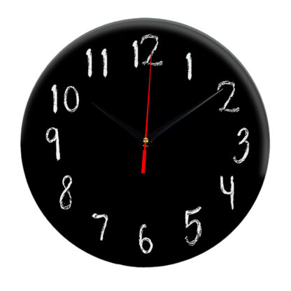 3D часы настенные «Время мелом» 355