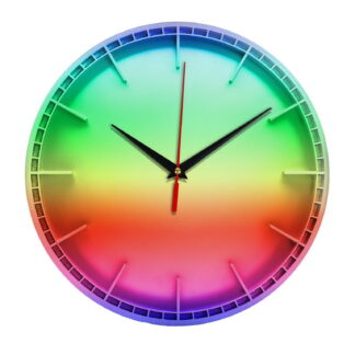Настенные часы «Все цвета радуги» для интерьера