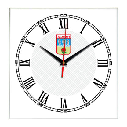 Сувенир настенные часы из стекла Абакан 17