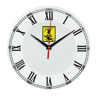 Стеклянные настенные часы с логотипом Архангельск 09