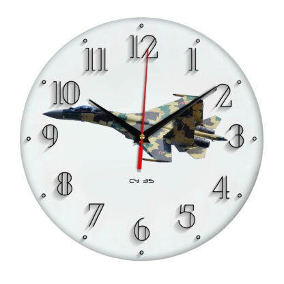 Часы настенные «Армия России Су 35»