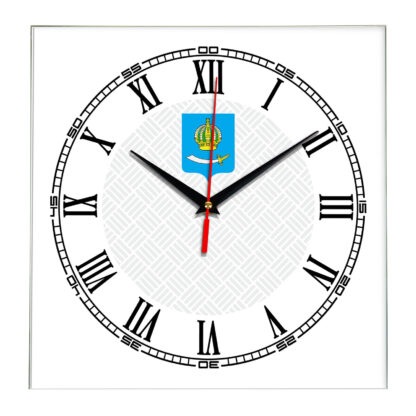 Сувенир настенные часы из стекла Астрахань 17
