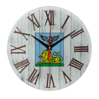 Печать под стеклом- Деревянные настенные часы Белгород 07