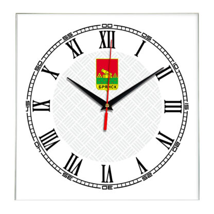 Сувенир настенные часы из стекла Брянск 17