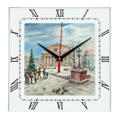 Часы настенные «Москва зимой»