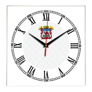 Сувенир настенные часы из стекла Челябинск 17