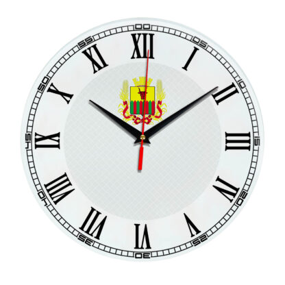 Стеклянные настенные часы с логотипом Чита 09