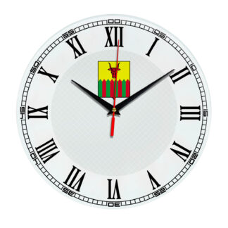 Стеклянные настенные часы с логотипом Чита 2-09