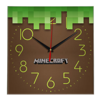 Настенные часы «Игра Майнкрафт»