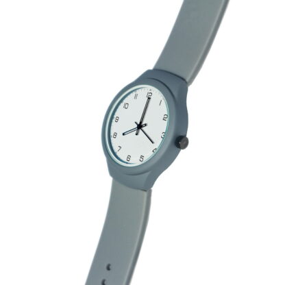 Наручные часы на заказ силиконовый браслет серые