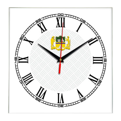 Сувенир настенные часы из стекла Екатеринбург 17