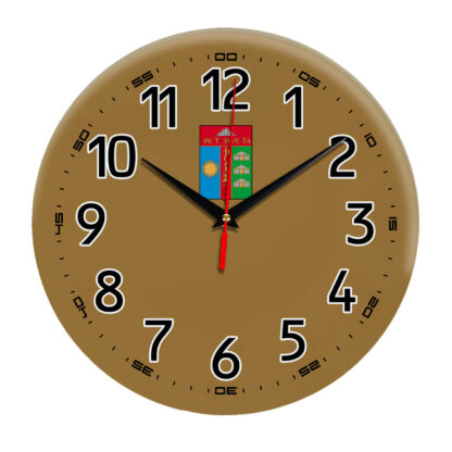 Интерьерные часы — герб Элиста 11