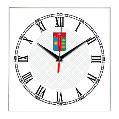 Сувенир настенные часы из стекла Элиста 17