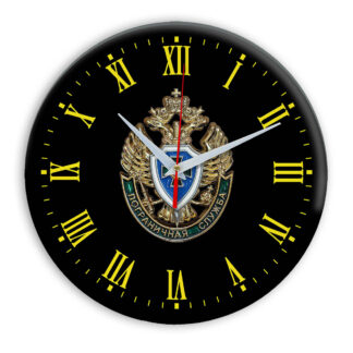Настенные часы  «emblema-pograichnoy-sluzhby-02-37»