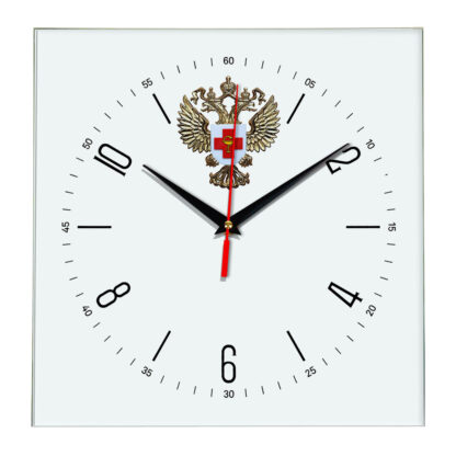 Настенные часы  «emblema-zdravoohraneniya-02-04»