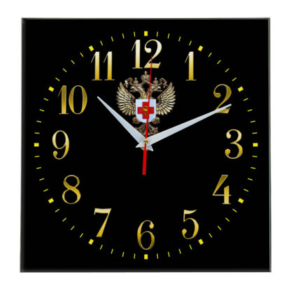 Настенные часы  «emblema-zdravoohraneniya-02-35»