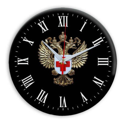 Настенные часы  «emblema-zdravoohraneniya-02-36»