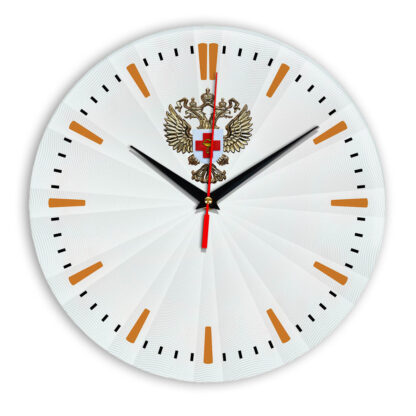 Настенные часы  «emblema-zdravoohraneniya-02-43»