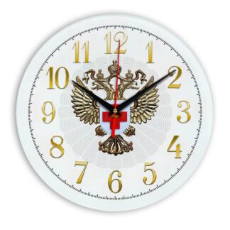 Настенные часы  «emblema-zdravoohraneniya-02-53»