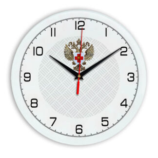 Настенные часы  «emblema-zdravoohraneniya-02-54»