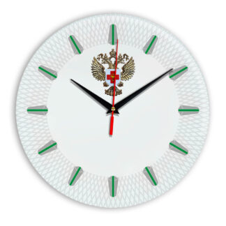 Настенные часы  «emblema-zdravoohraneniya-02-56»