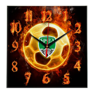 Настенные часы «Огненный футболист OREL»