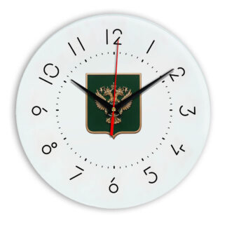 Настенные часы  «gerb-rosimushhestva-schit-05»