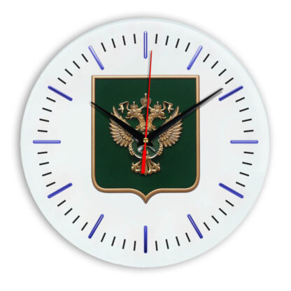Настенные часы  «gerb-rosimushhestva-schit-52»