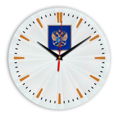 Настенные часы  «gerb-rosrybolovstva-02-43»