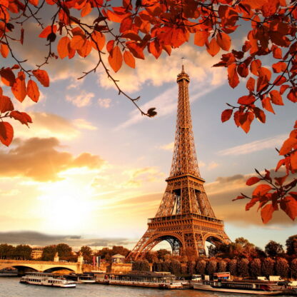 Фото на стекле «Осенний Париж»