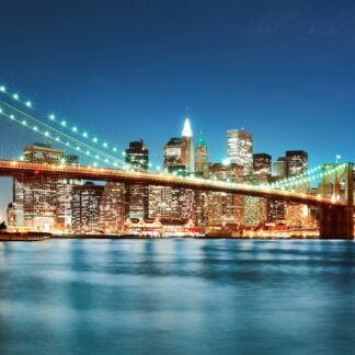 Фото на стекле «Бруклинский мост»