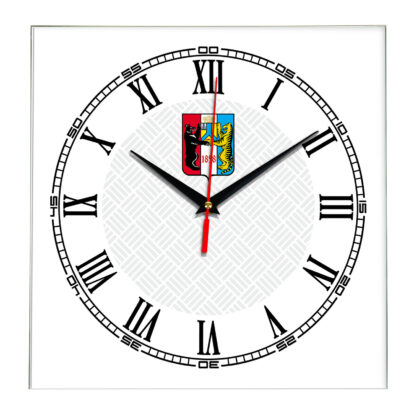 Сувенир настенные часы из стекла Хабаровск 17