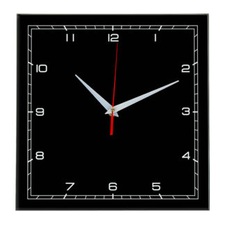 Настенные часы Ideal 832 черные