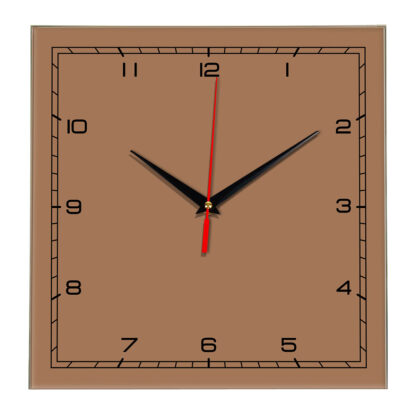 Настенные часы Ideal 832 коричневый светлый