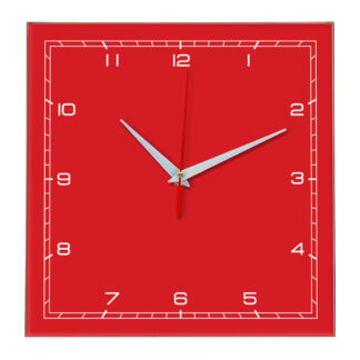 Настенные часы Ideal 832 красный