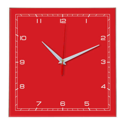 Настенные часы Ideal 832 красный