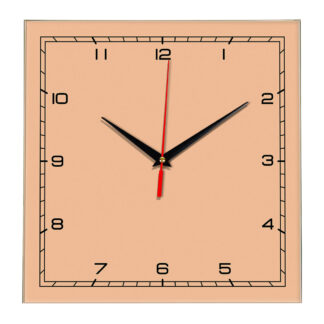 Настенные часы Ideal 832 оранжевый светлый