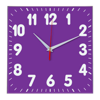 Настенные часы Ideal 833 фиолетовые