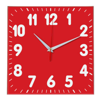Настенные часы Ideal 833 красный
