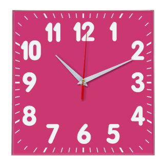 Настенные часы Ideal 833 розовые
