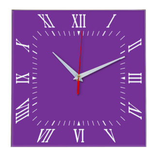 Настенные часы Ideal 834 фиолетовые