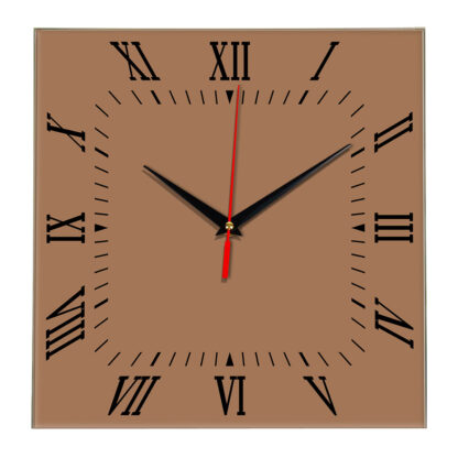 Настенные часы Ideal 834 коричневый светлый