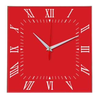 Настенные часы Ideal 834 красный