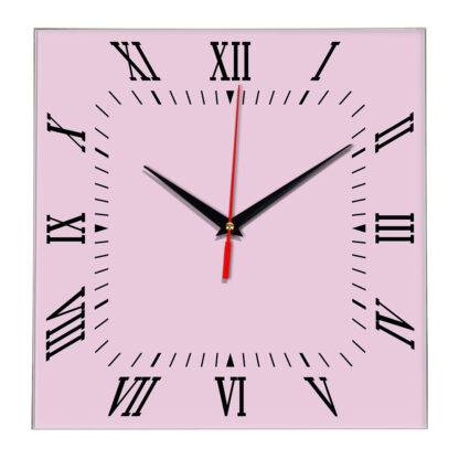 Настенные часы Ideal 834 розовые светлый