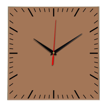 Настенные часы Ideal 835 коричневый светлый