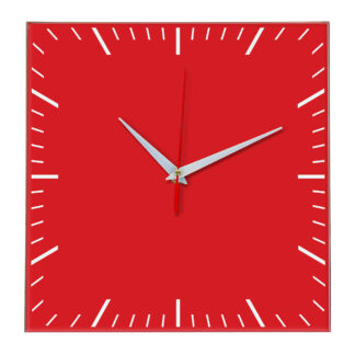 Настенные часы Ideal 835 красный