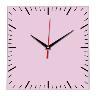 Настенные часы Ideal 835 розовые светлый