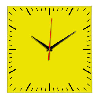 Настенные часы Ideal 835 желтые