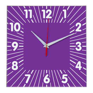 Настенные часы Ideal 836 фиолетовые