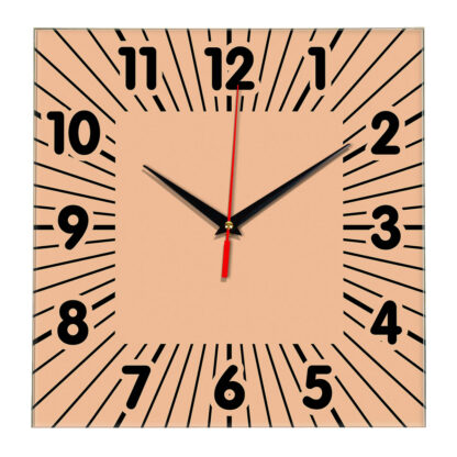 Настенные часы Ideal 836 оранжевый светлый